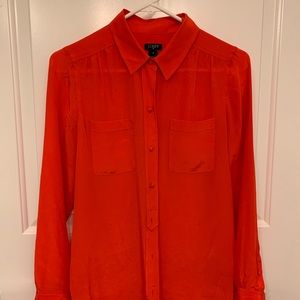 100% Silk Jcrew Blouse XS